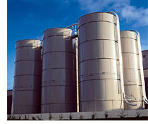 Image:  Bolted Silos constructed of sidewall panels